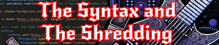 The Syntax and The Shredding Podcast